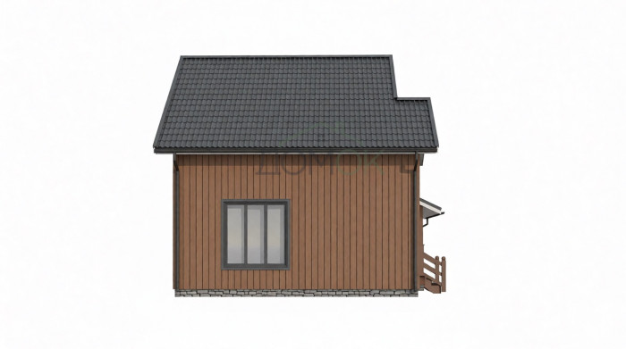 Каркасный дом Алтай 7.5x8