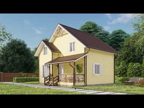 Каркасный дом Алтай 7.5x8