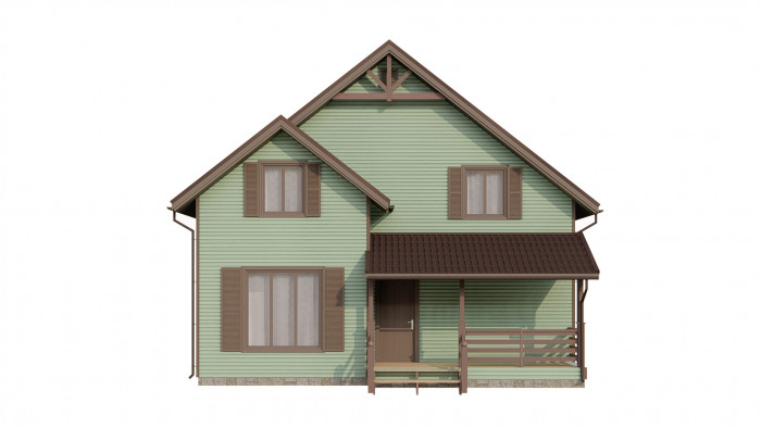 Каркасный дом Алтай 8x9.5 