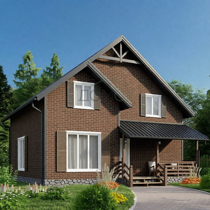 Каркасный дом Алтай 8x9.5 