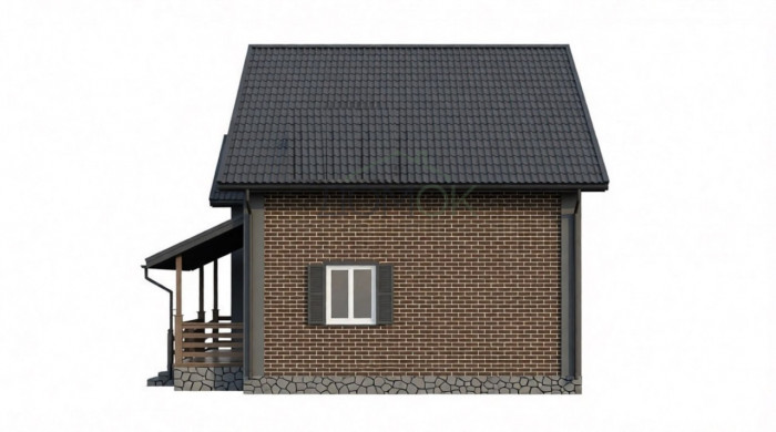 Каркасный дом Алтай 8x9.5 