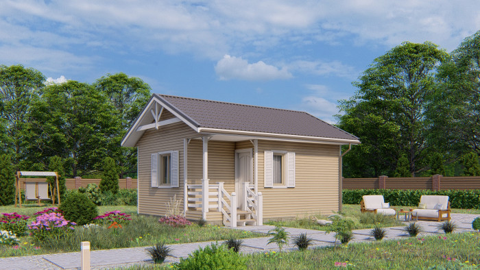 Каркасная баня 6x5 