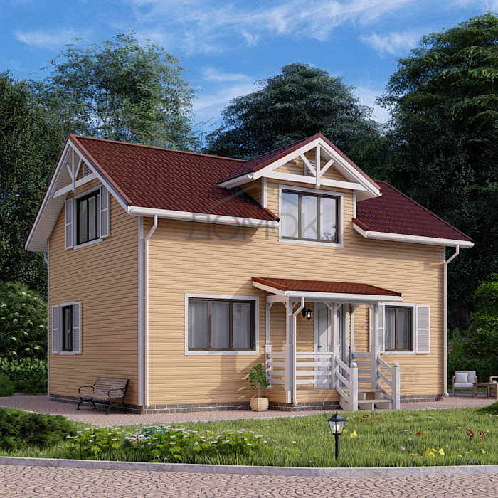 Каркасный дом Енисей 7x9 