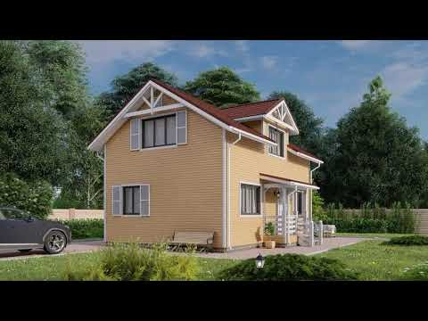 Каркасный дом Енисей 7x9 