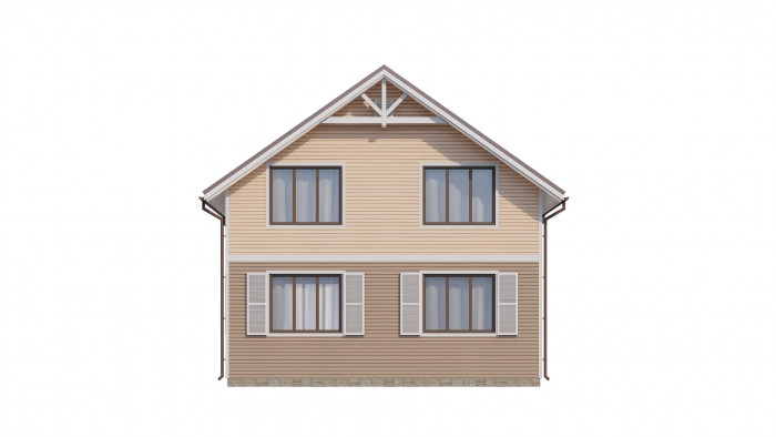 Каркасный дом Дон 8x8