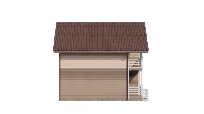 Каркасный дом Дон 8x8