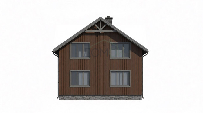 Каркасный дом Дон 8x8