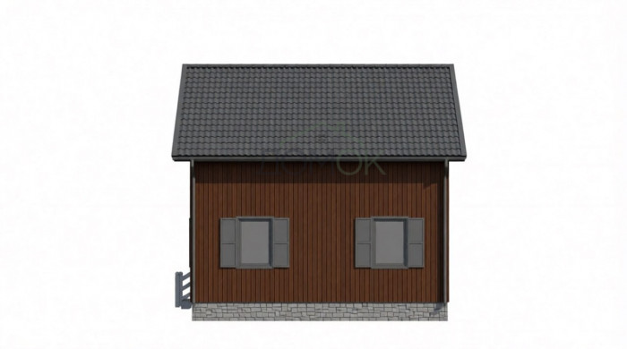 Каркасный дом Дон 8x8