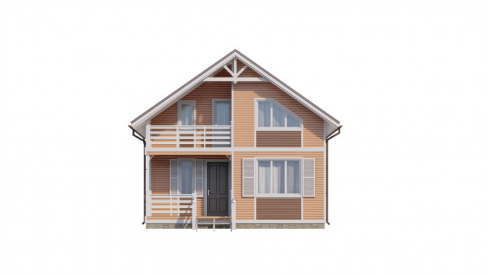 Каркасный дом Дон 7x8