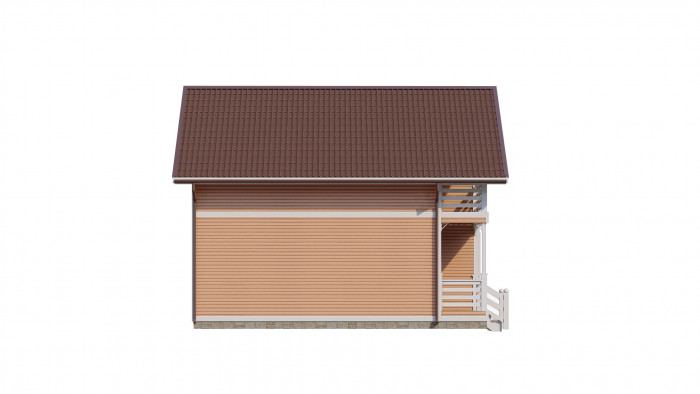 Каркасный дом Дон 7x8