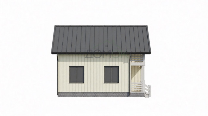 Каркасный дом Дон 7x8