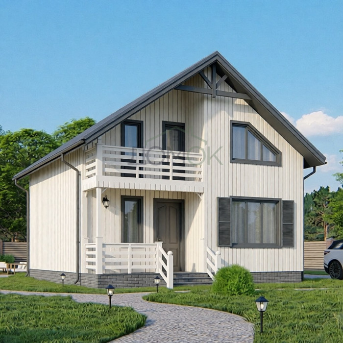 Каркасный дом Дон 7x8