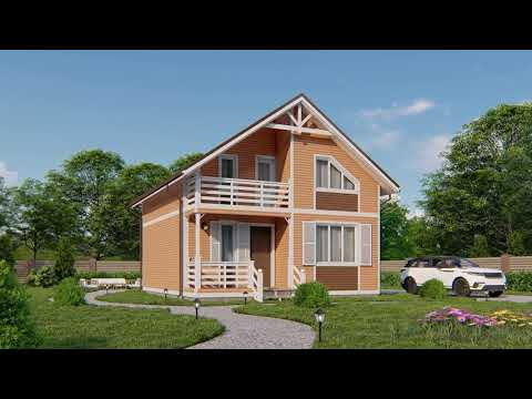 Каркасный дом Дон 7x8