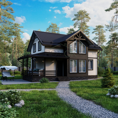 Каркасный дом Елай 7x9