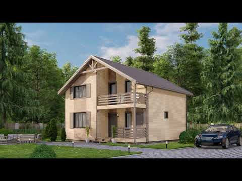 Каркасный дом Дон 8.5x8.5