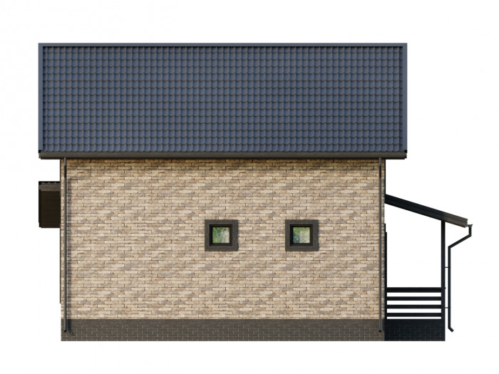 Каркасный дом Яуза 8x9