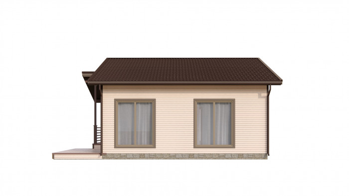 Каркасный дом Волгуша 8x8.7