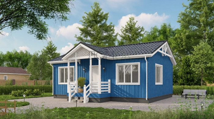 Каркасный дом Ока 9x8.5