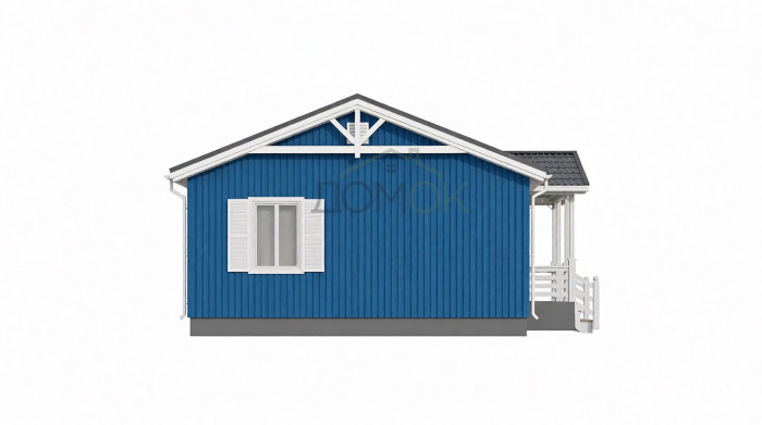 Каркасный дом Ока 9x8.5