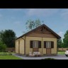 Каркасный дом Амур 6x8