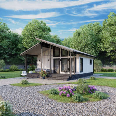 Каркасный дом Тим 7x7