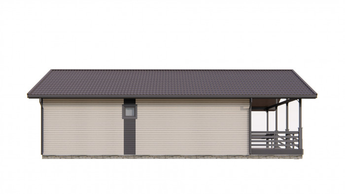 Каркасный дом Вологда 10x8