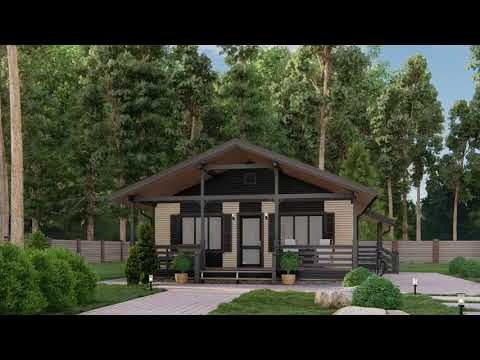 Каркасный дом Вологда 10x8