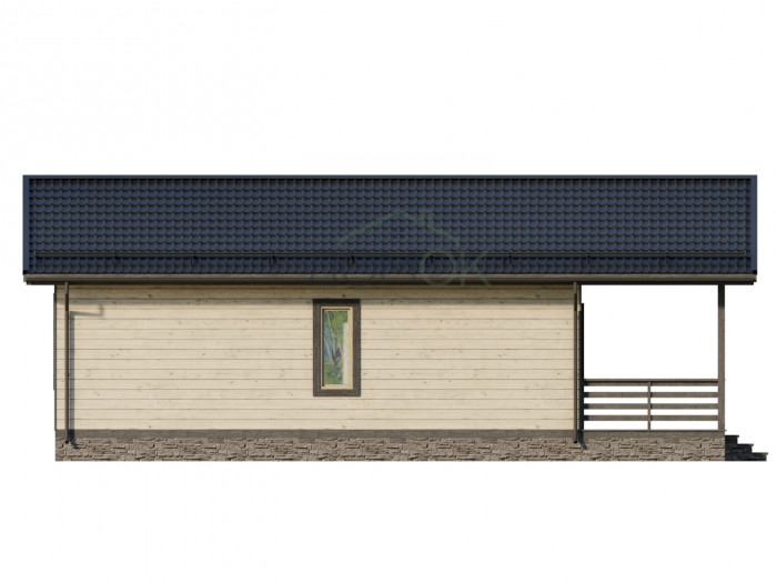 Каркасный дом Охта 9.1x7.1