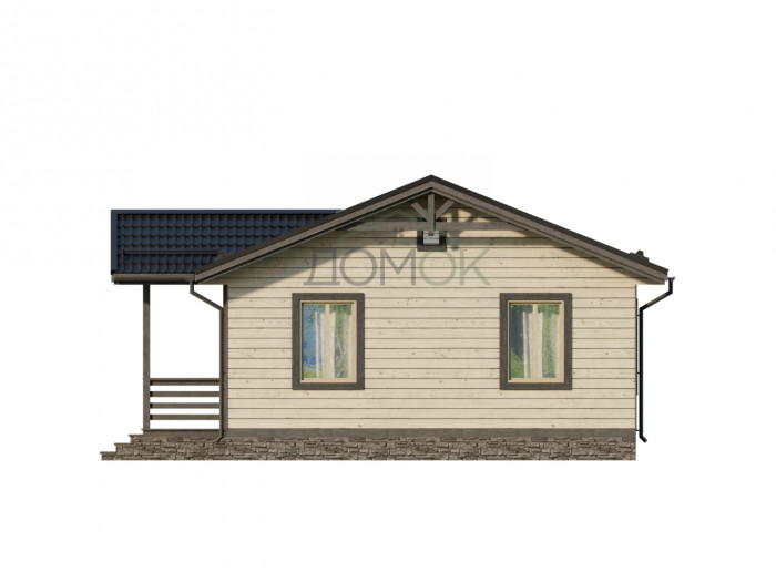 Каркасный дом Охта 9.1x7.1