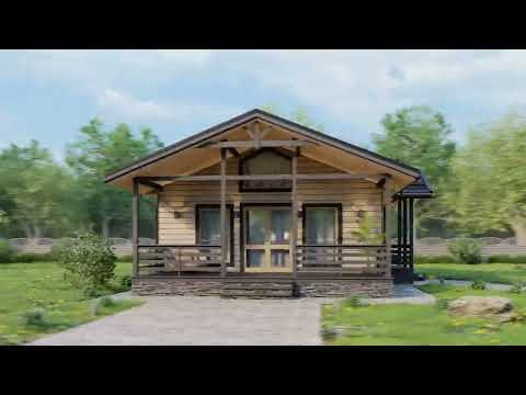 Каркасный дом Охта 9.1x7.1