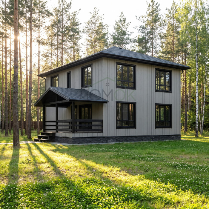 Каркасный дом Терек-2 8х10 