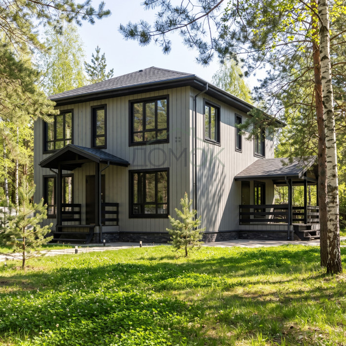 Каркасный дом Терек-2 8х10 