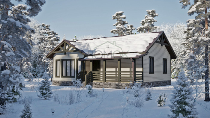 Каркасный дом Селигер 10x8