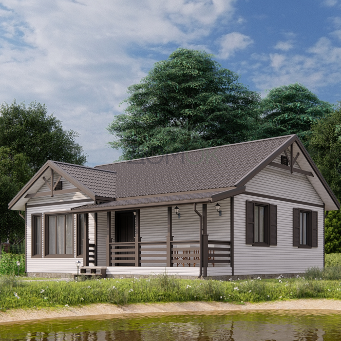 Каркасный дом Селигер 10x8