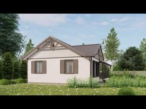 Каркасный дом Селигер 10x8