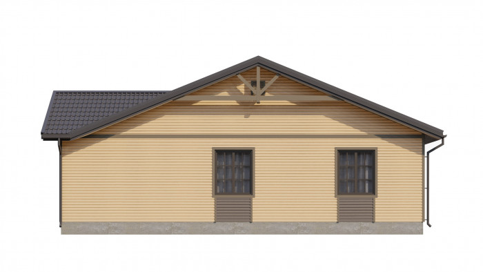 Каркасный дом Сенеж 12x11.5