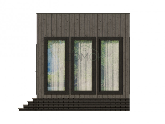 Каркасный дом Северка 4x3