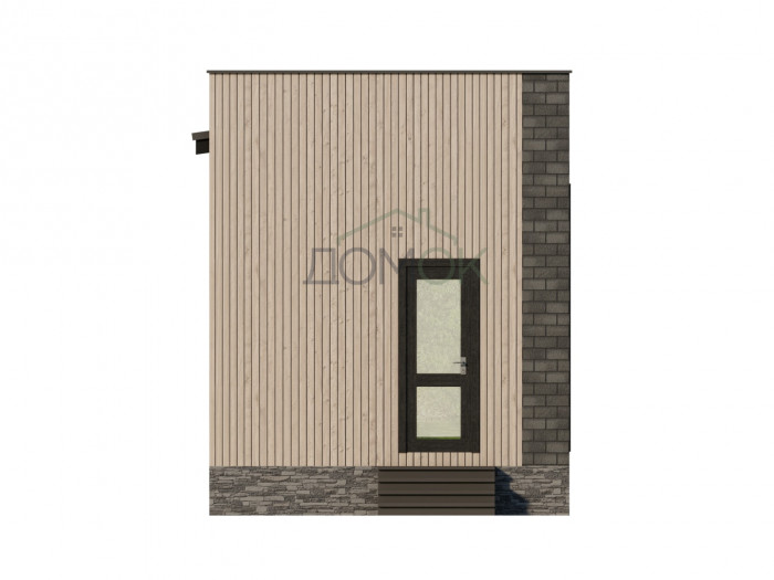 Каркасный дом Северка 7x4 