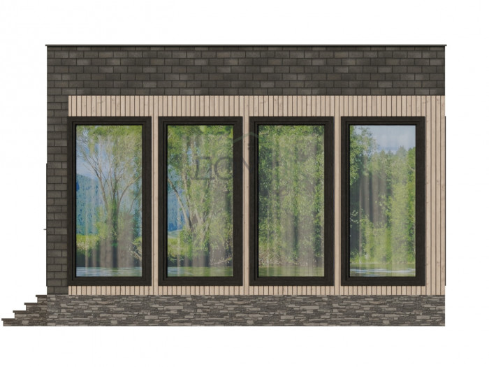 Каркасный дом Северка 7x4 