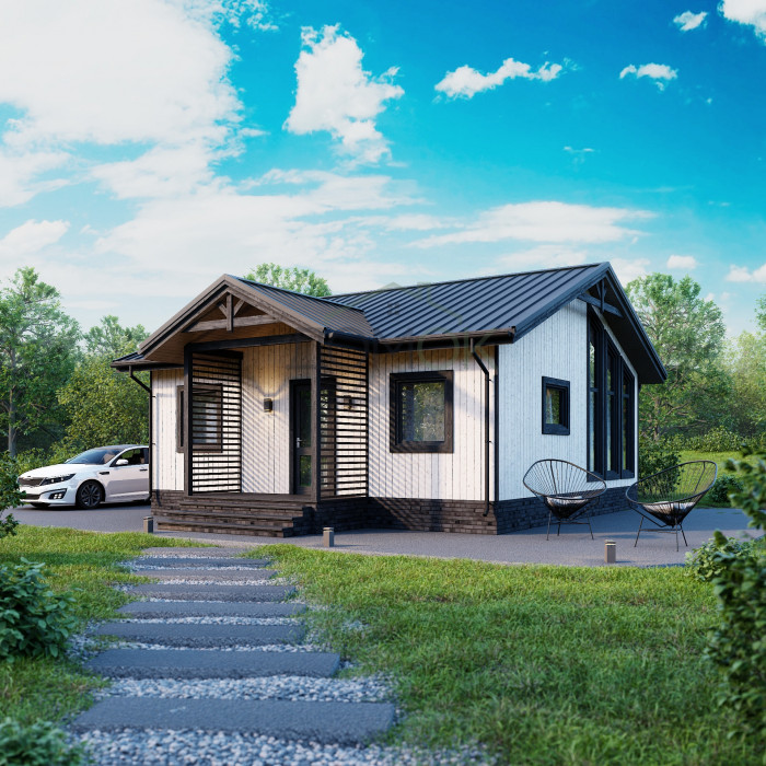 Каркасный дом Салмыш 8х8