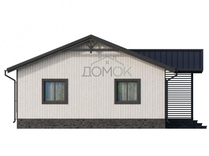 Каркасный дом Салмыш 8х8