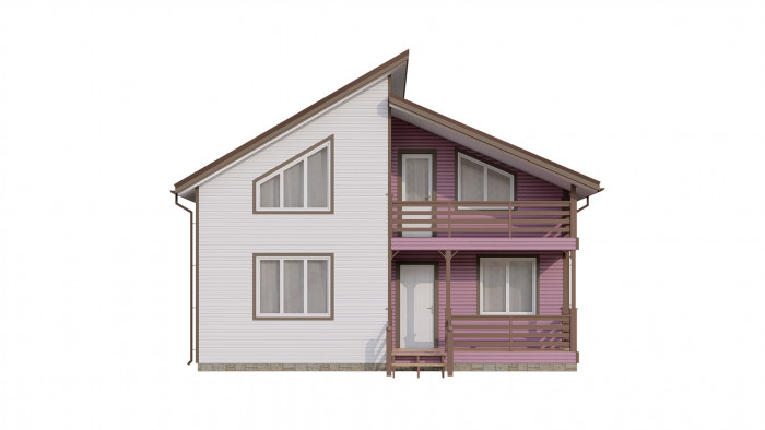 Каркасный дом Лена 9x9