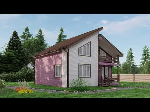 Каркасный дом Лена 9x9