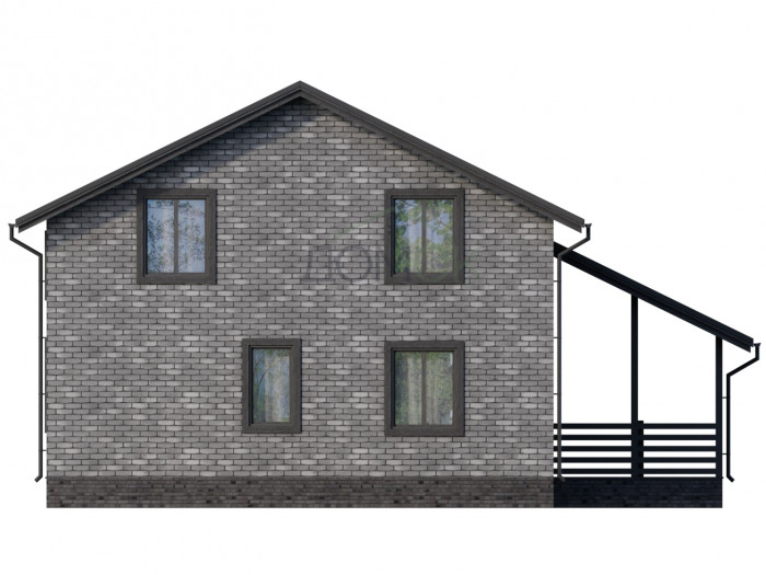 Каркасный дом Обь 9x9 