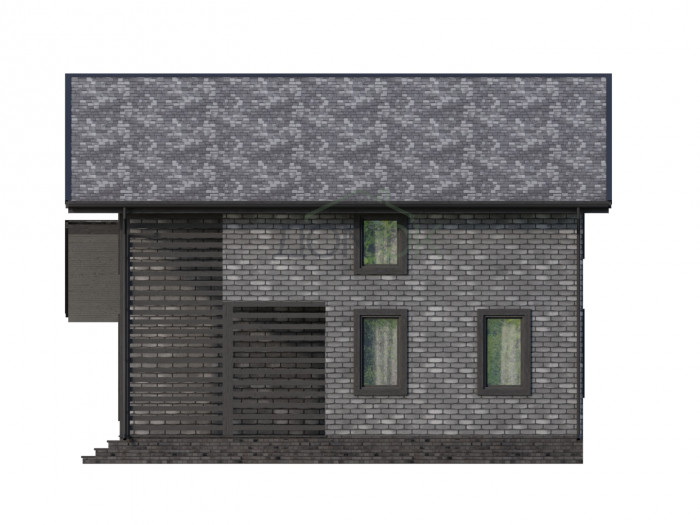 Каркасный дом Обь 9x9 