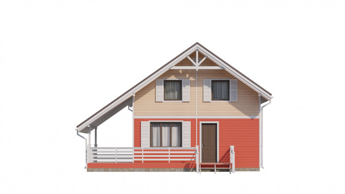 Каркасный дом Урал 9.5x10