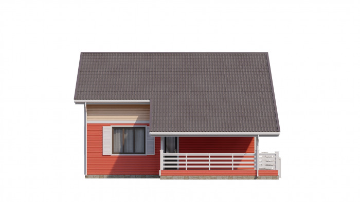 Каркасный дом Урал 9.5x10