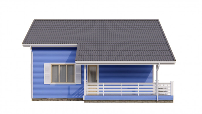 Каркасный дом Урал 8x10 