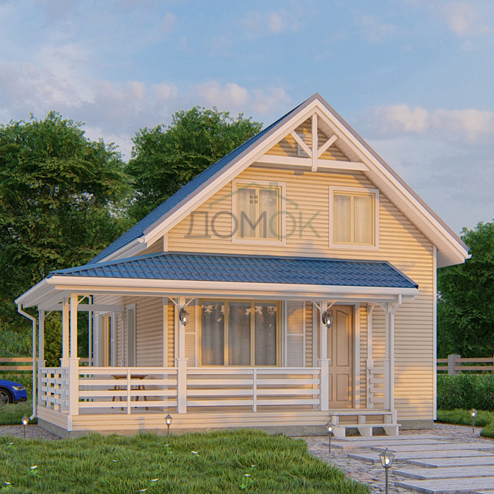 Каркасный дом Урал 8x9