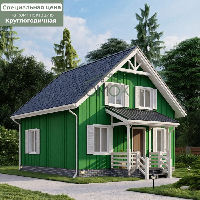 Каркасный дом Иртыш 7x7